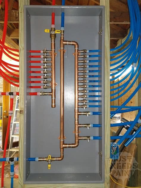 pex distribution box|3 4 x pex manifold.